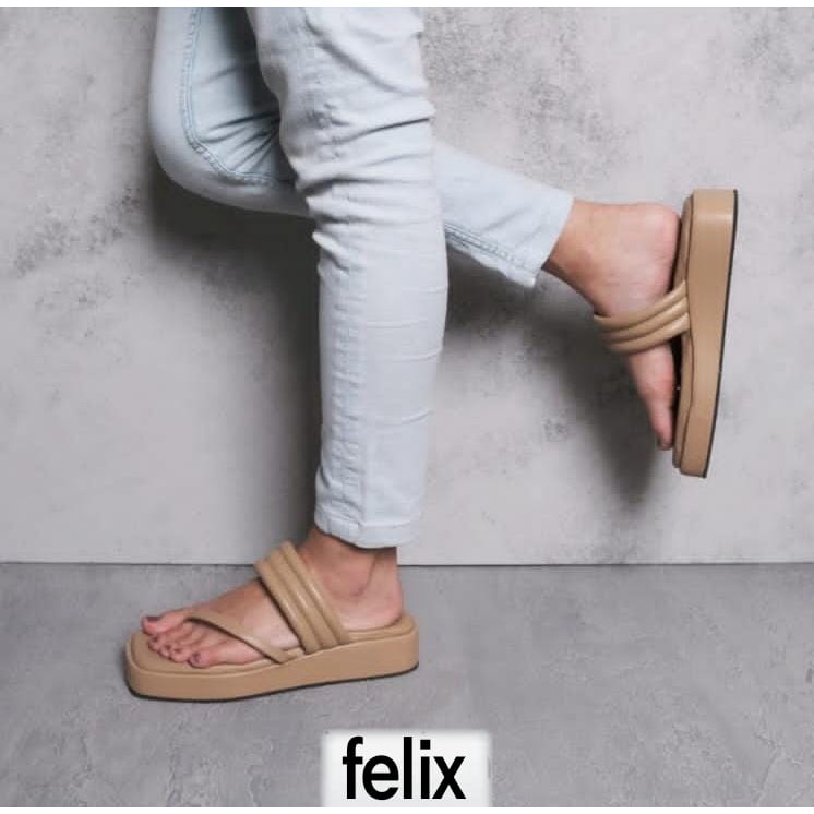 SANDAL KOREAN PUFFY TERBARU REALPICT G-15