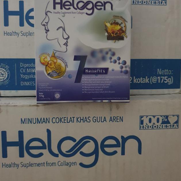 

Promo Sekarang--murah collagen drink HELOGEN minuman coklat.khas gula aren