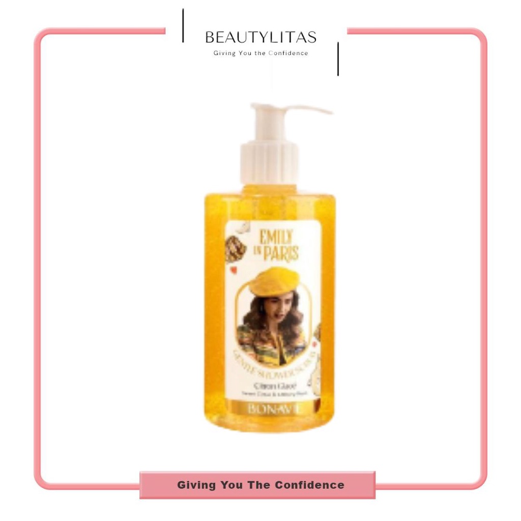 BONAVIE x Emily In Paris Gentle Shower Scrub Citron Glace