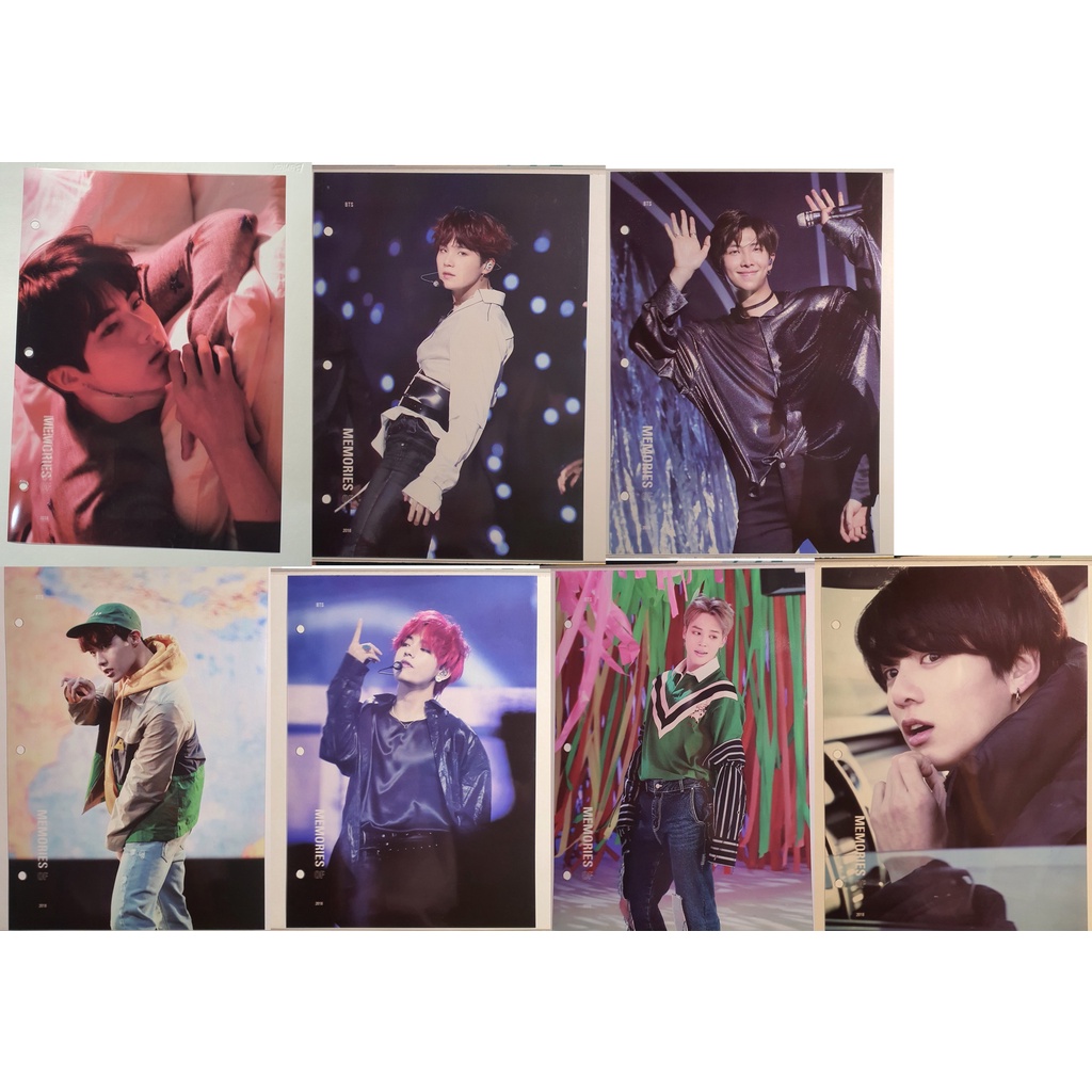[SHARING] BTS Memories 2018 DVD *clear photo index only*