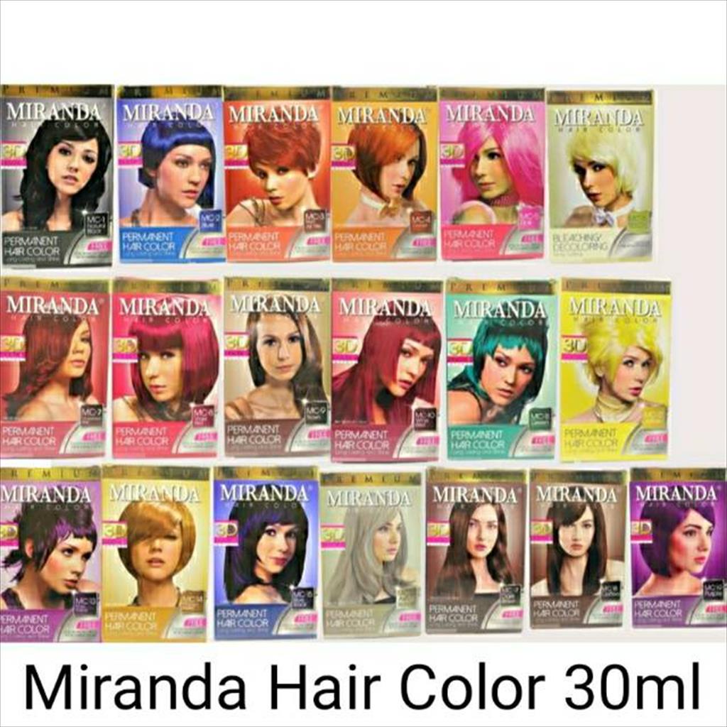 Miranda Hair Colour 30gr | Cat Rambut Miranda | Miranda Cat Rambut