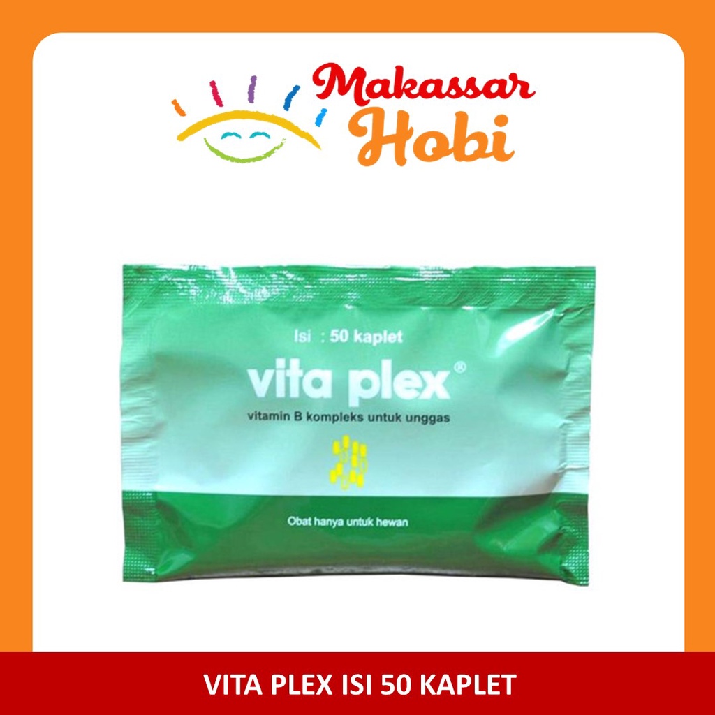 Medion Vita Plex VitaPlex 50 Kaplet Vit Vitamin B Kompleks Ayam Unggas