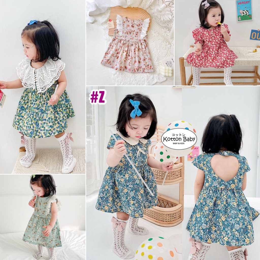 0-3 thn DRESS ANAK GAUN BAYI ELEGAN PESTA ANAK PEREMPUAN catalog ZD Z