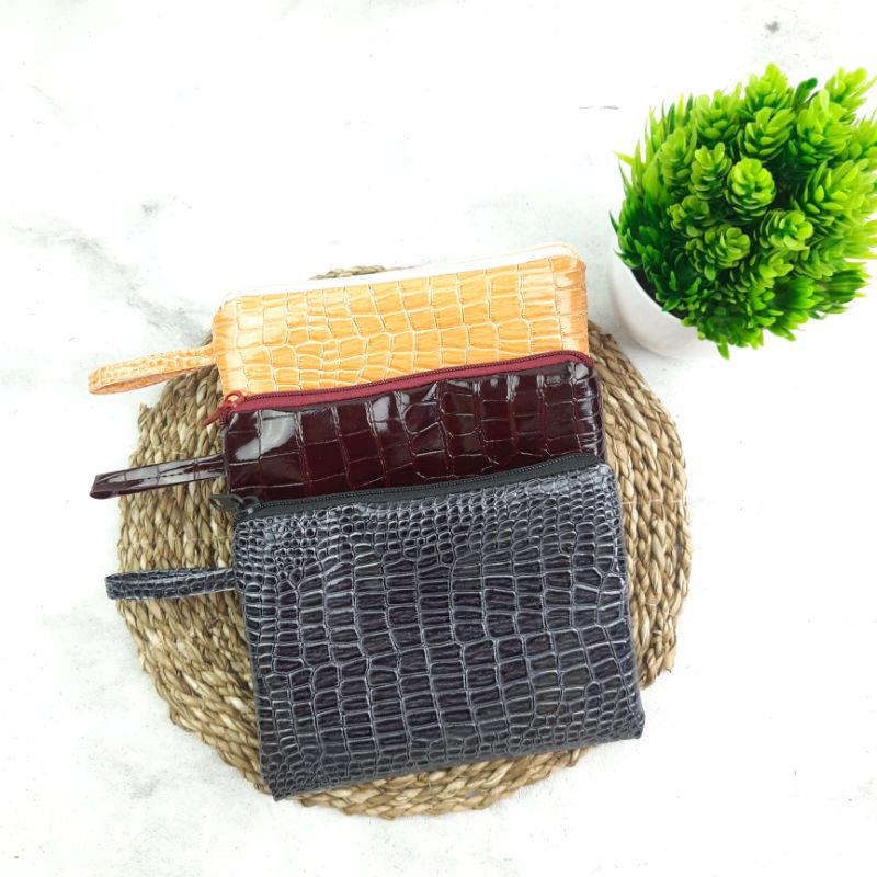 WMS DS 04 DOMPET SOUVENIR CROCO GLOSSY PREMIUM