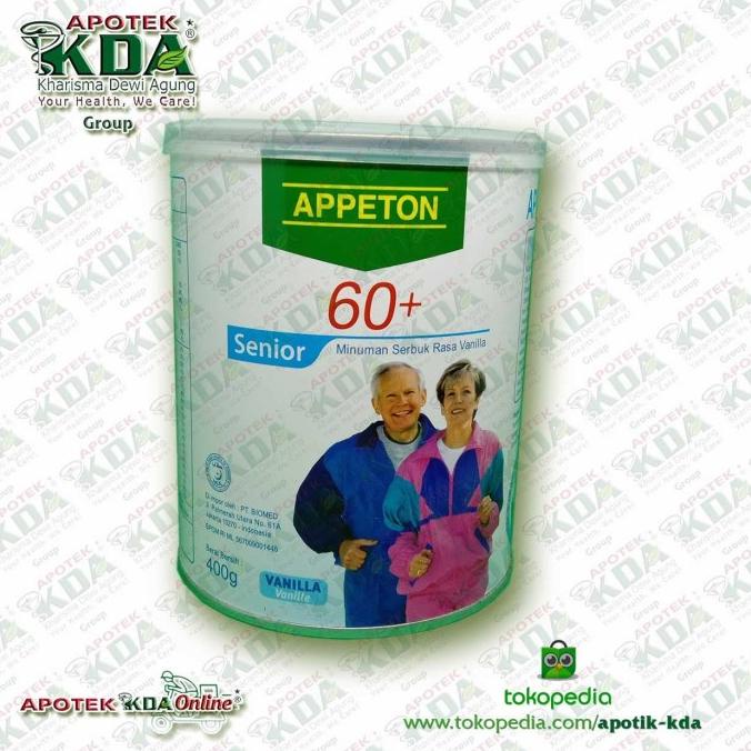 

[ COD ] SUSU APPETON 60+ RASA VANILA 400 GRAM