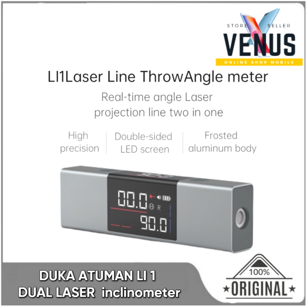 Duka Atuman LI1 Laser Casting Angle Meter DUAL LASER High Precision