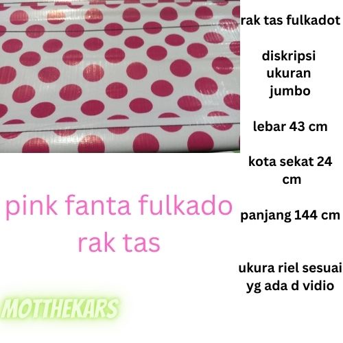 RAK TAS GANTUNG FULLKADOT JUMBO PAKAI RESLETING KANAN KIRI ALAS TRIPLEK RAK SEPATU RAK TAS RAK KOSMETIK RAK HIJAB