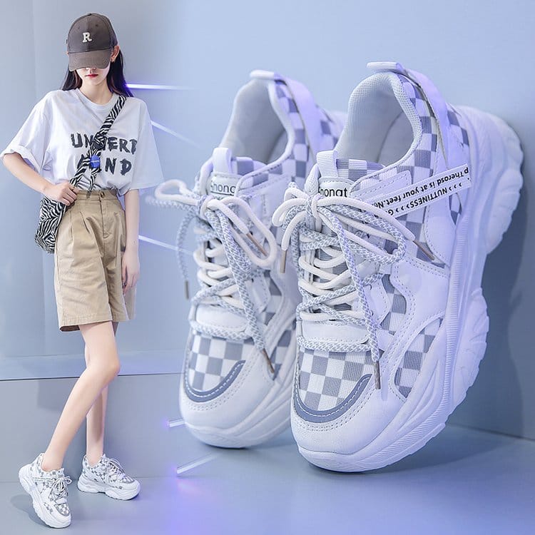 COD Sneakersdaily 1002 Sepatu Sneakers Wanita Sneakers Kekinian Wanita