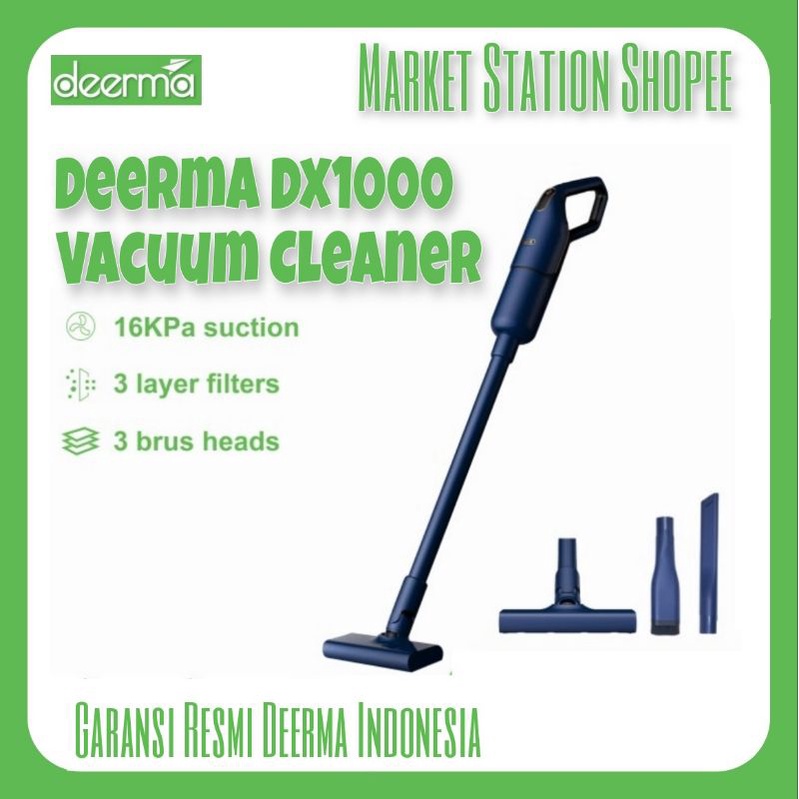 Deerma DX1000 Handheld Portable Vacuum Cleaner DX1000 Penghisap Debu Rumah Sofa Garansi Resmi