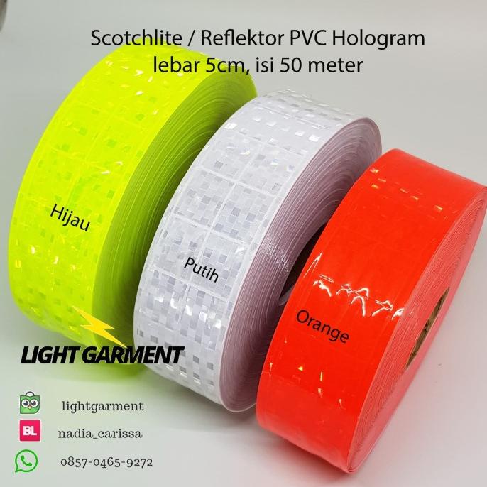 

[BISA COD] Pita Scotlight Scotlite PVC 5 cm isi 50 meter