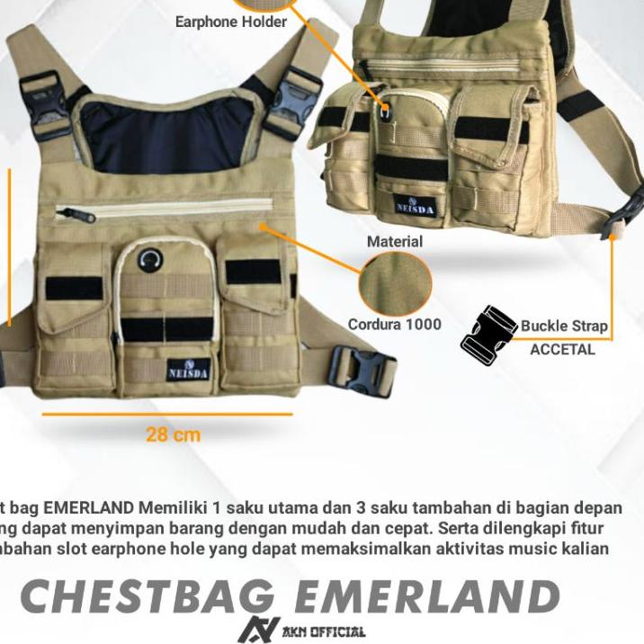 Paling Diminati TAS DADA PRIA TACTICAL / TAS DADA TACTICAL / TAS DADA / CHEST BAG / TAS DADA ARMY / 