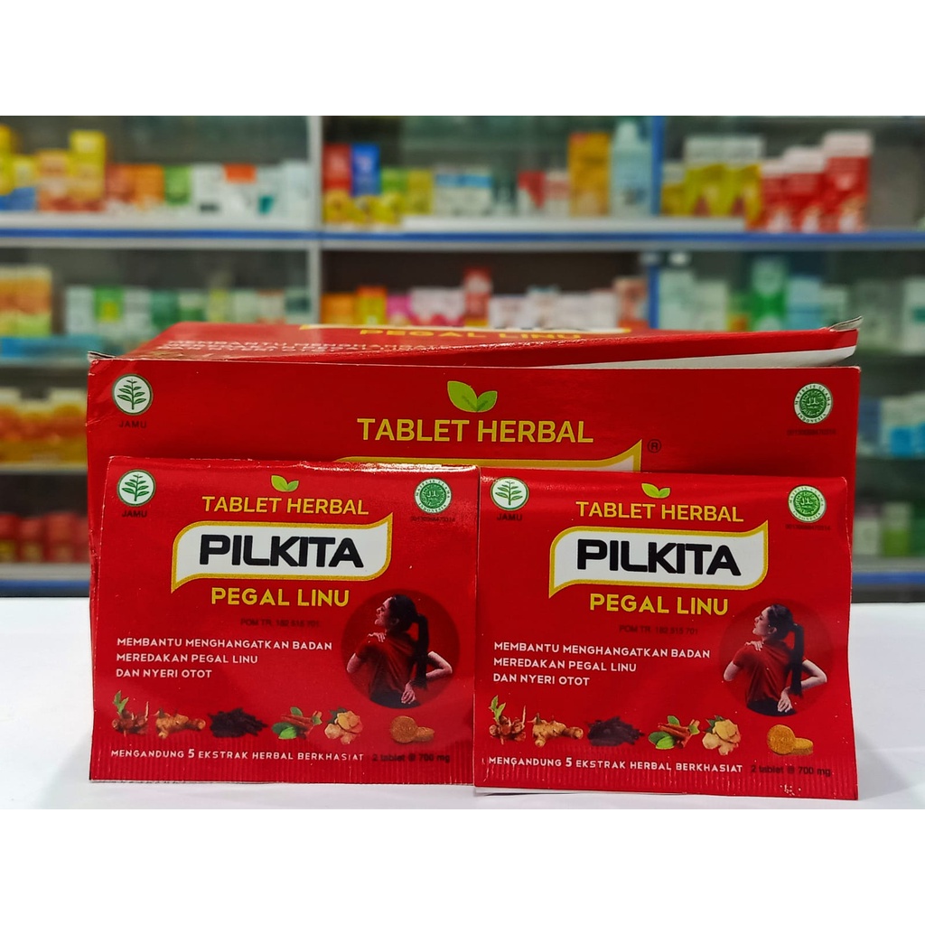 Pilkita 700mg Strip 2 Kaplet- Meredakan pegal linu, encok dan sakit pinggang