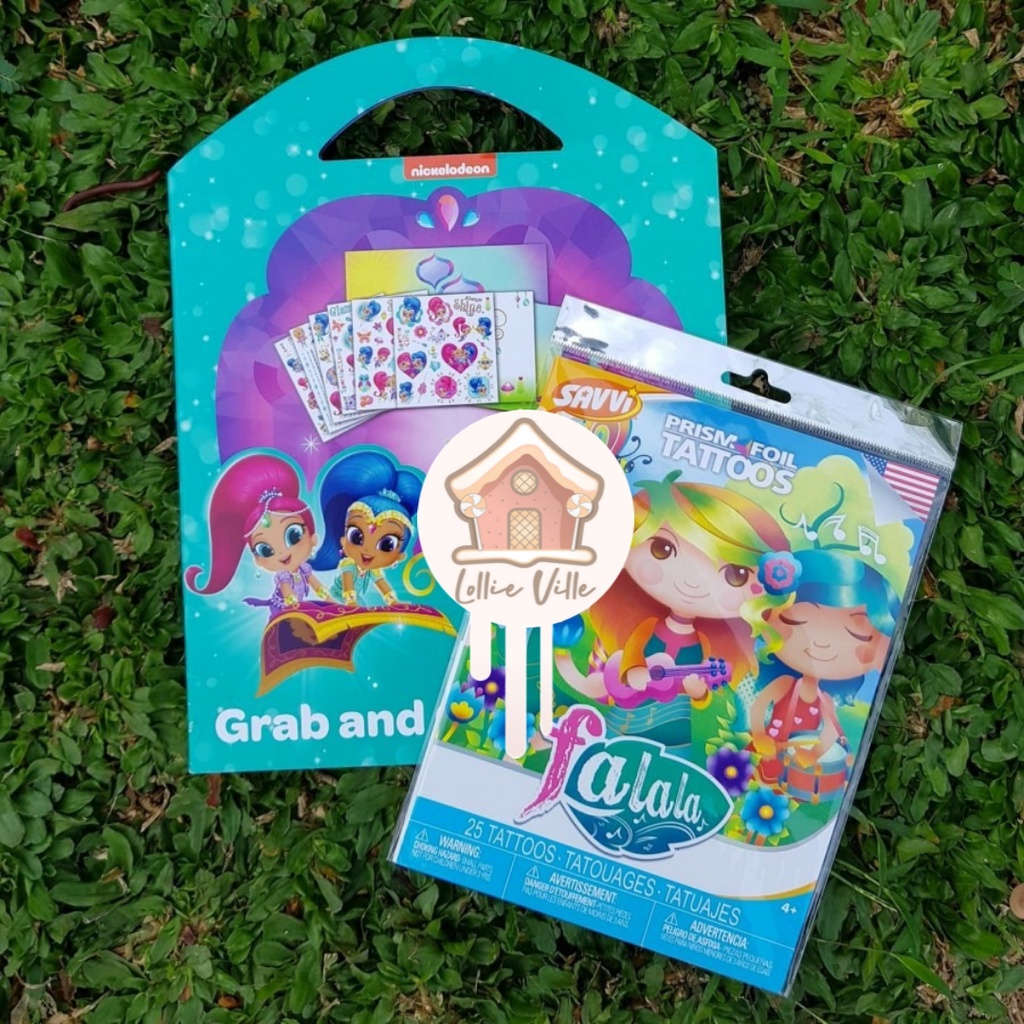 

Shimmer and Shine Grab and Go with 25 Tattoos