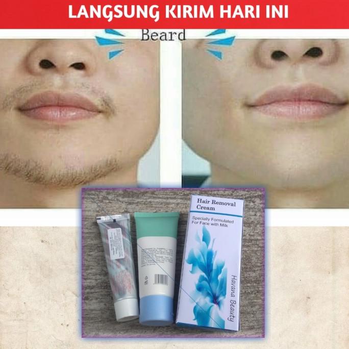 Perontok Penghilang Bulu Wajah Kumis Brewok Jenggot Ketiak Permanen