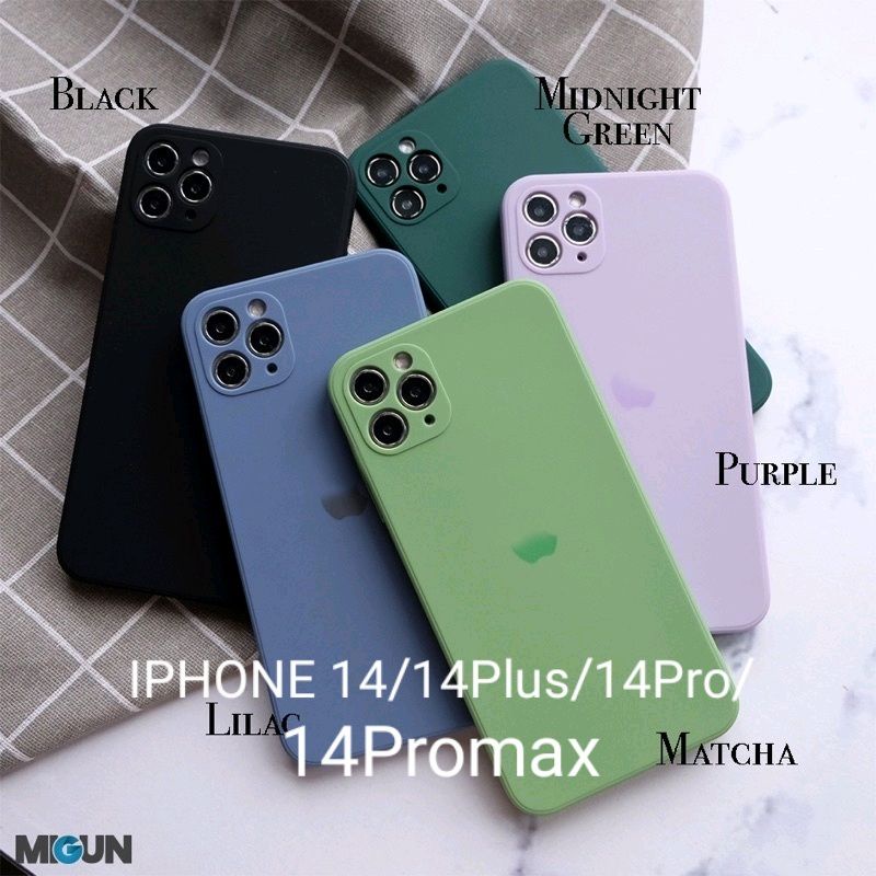 Square Edge Silicone Case for iPhone 14 14PLUS 14PRO 14PROMAX