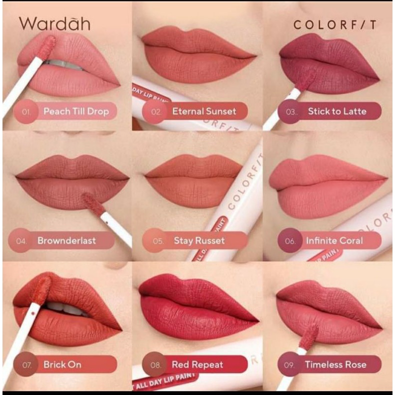 wardah lip paint