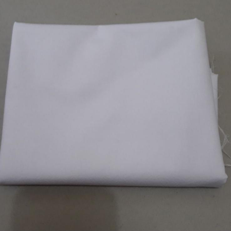 [KODE PRODUK GHIJV6597] KAIN POLOS PUTIH METERAN / BACKGROUND FOTO
