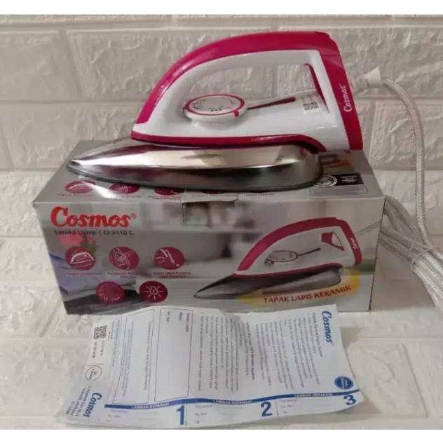 Setrika Cosmos CI-3110 C Tapak Keramik Electric Iron Ceramic Soleplate