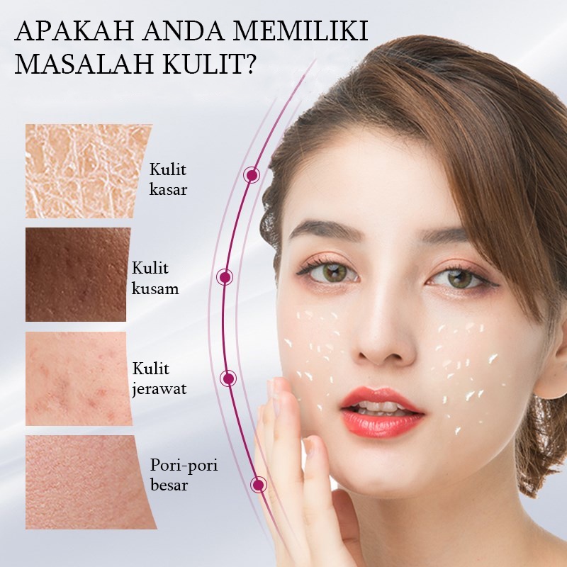 Scrub Wajah Lulur tubuh Face Peel Scrub Facial Muka Scrub Scrub Peel Wajah 120g Eksfoliasi Wajah Gel Blackhead Cleaner Body Exfoliating Gentle exfoliation Mencerahkan Dan Mengangkat Sel Kulit Mati