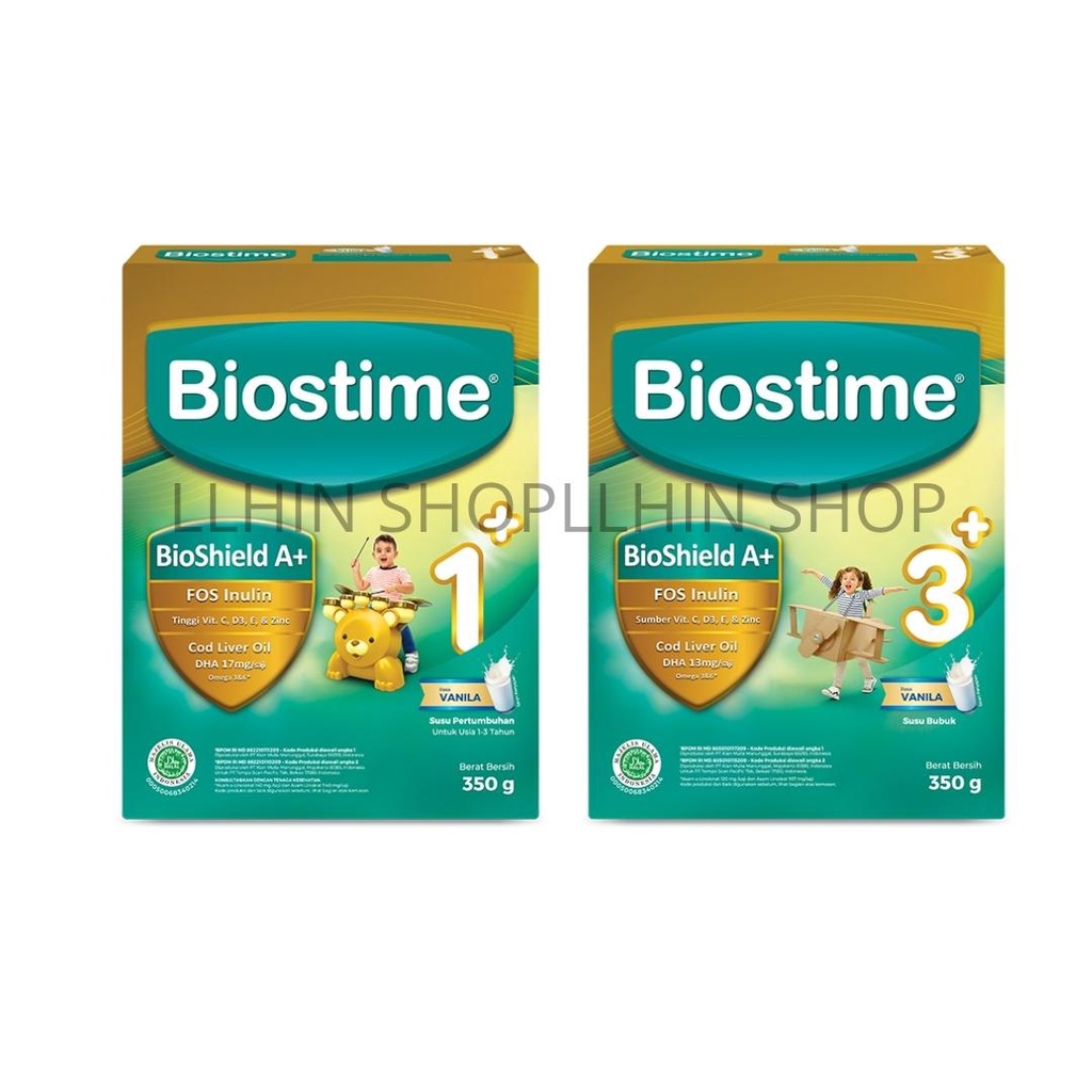 BIOSTIME 1+ 3+ VANILLA SUSU PERTUMBUHAN ANAK 350 GR