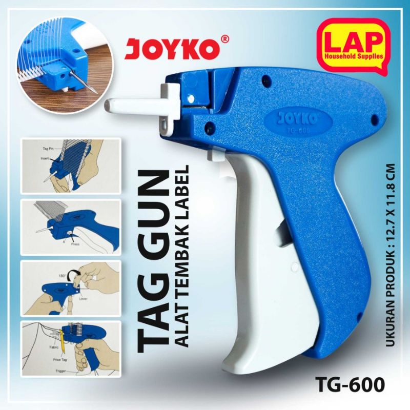 

JOYKO Tag Gun TG-600 Alat Tembak Label Baju Plus Refill Tag Gun