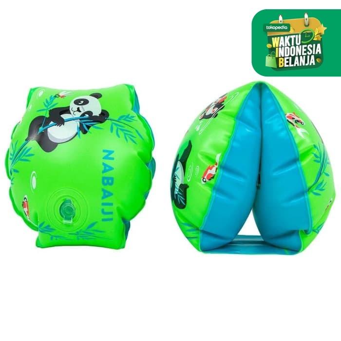Pelampung Decathlon Nabaiji Pelampung Lengan Anak Panda Hijau - 8500145