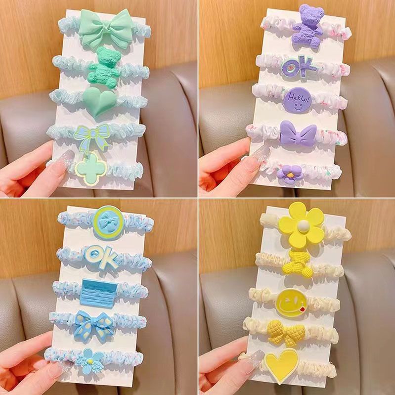 A06 IKAT RAMBUT SCRUNCHIE MOTIF BUAH KOREA