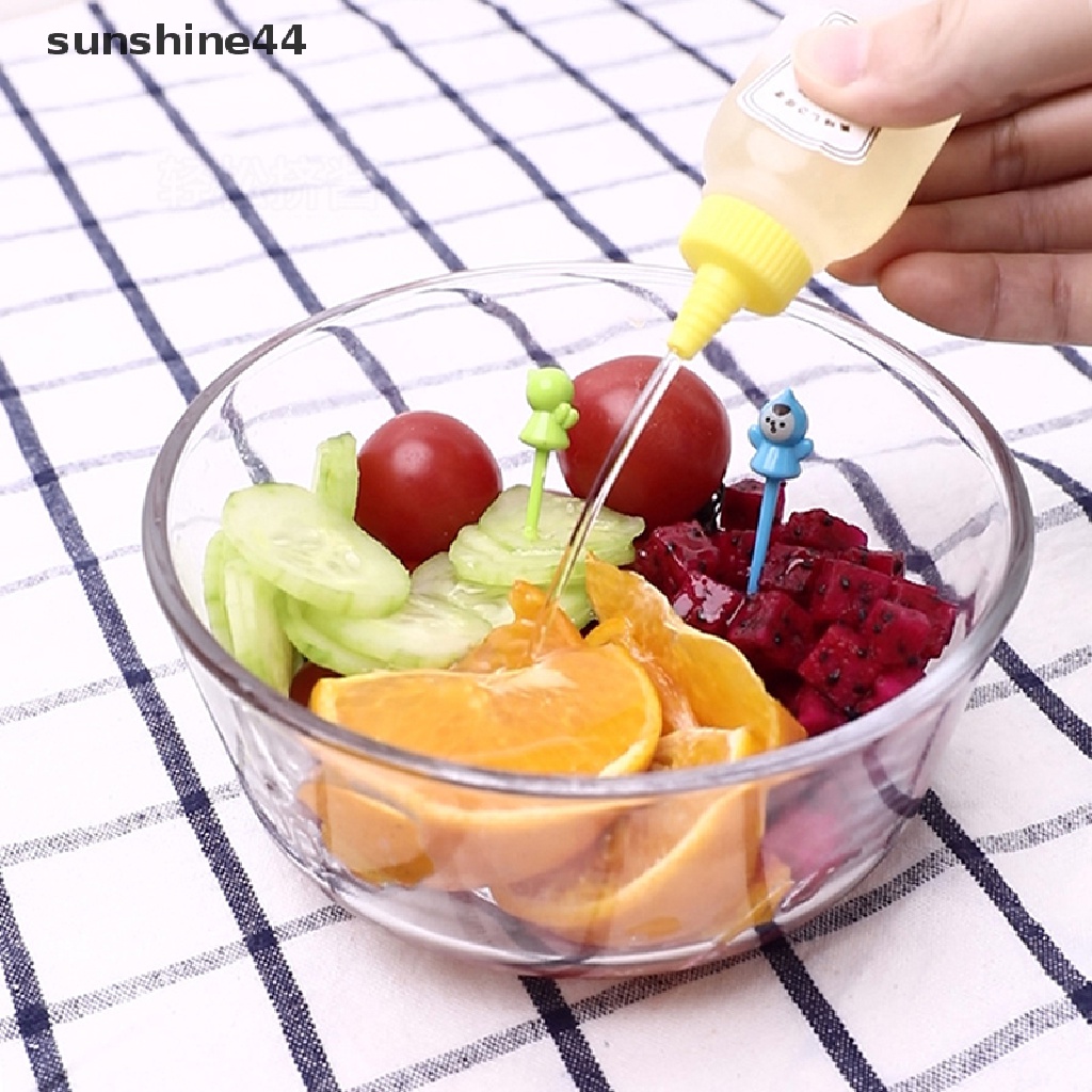 Sunshine 2Pcs Botol Saus Tomat / Salad Mini Portable