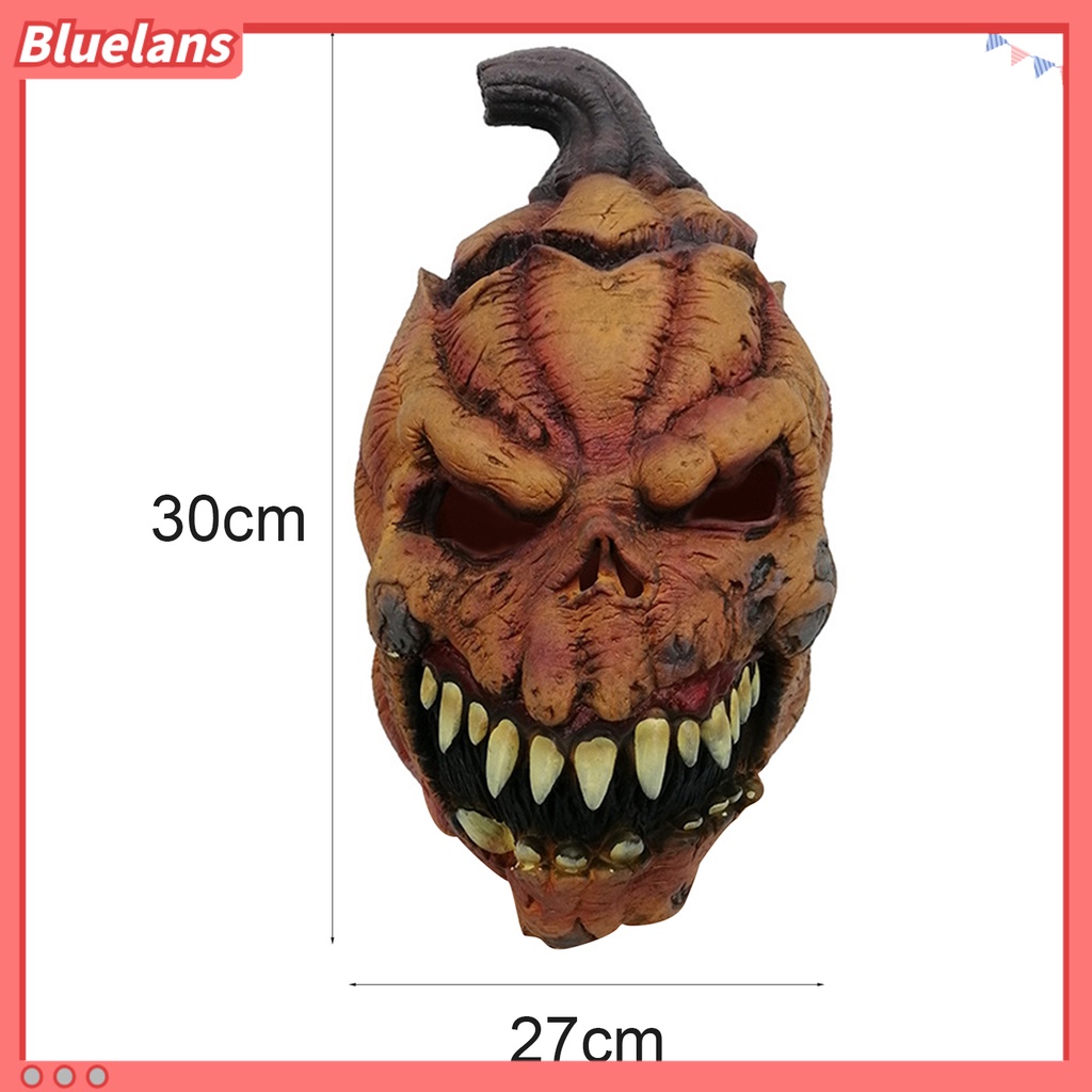 Masker Penutup Wajah Bentuk Labu Halloween