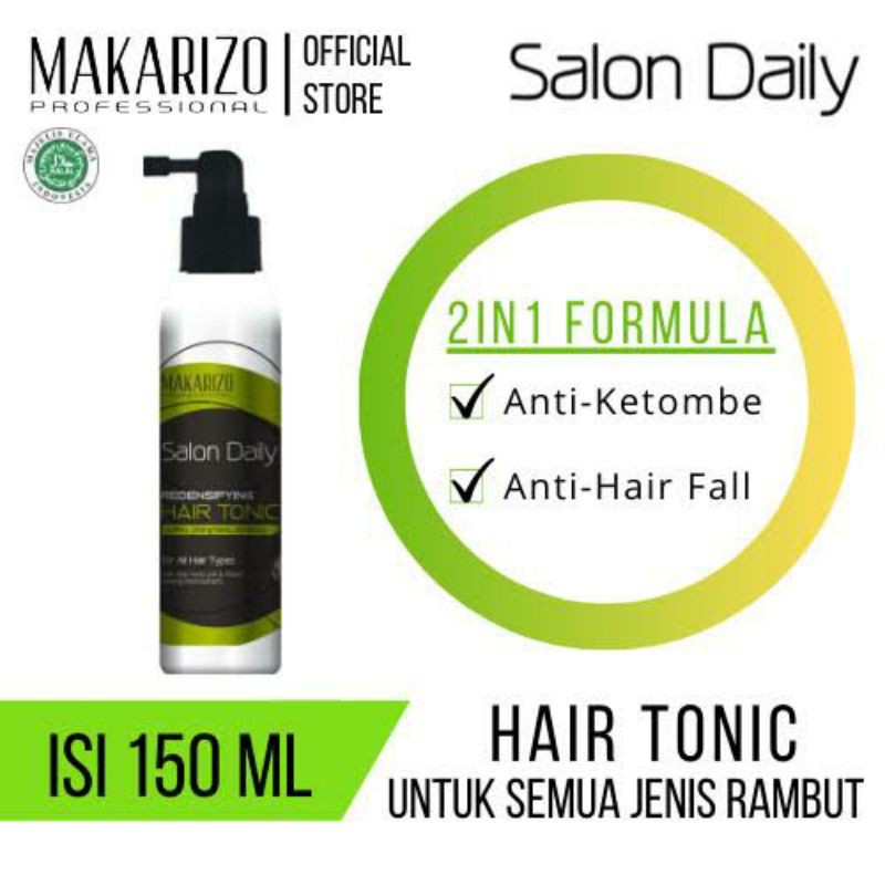 MAKARIZO SALON DAILY HAIR TONIC REDENSIFYING 150ML/N00041