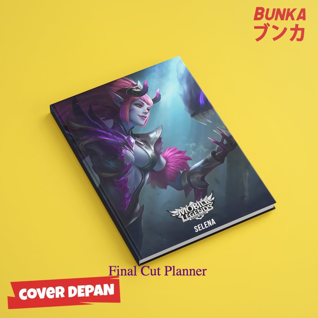 

Notebook Mobile legends Selena Hardocover A5 Buku tulis catatan Notes Agenda planner Jurnal .