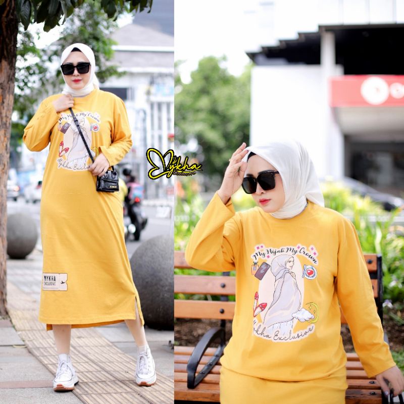 midi dress mykha original art 12 / midi dress premium