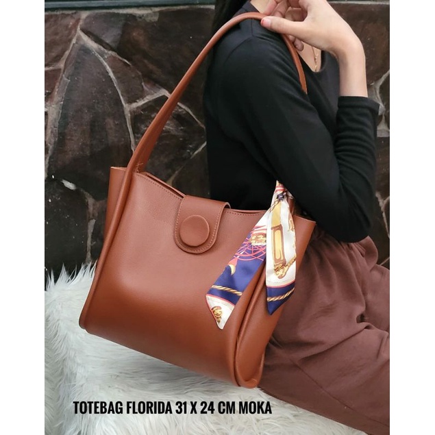 Totebag florida handbag swettsally tas wanita free syal resleting