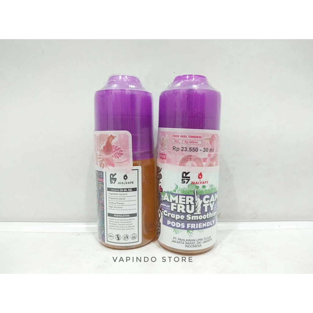 PODS FRIENDLY AMERICAN FRUITY GRAPE SALT 30ML NIC 12MG BY R57 LIQUID