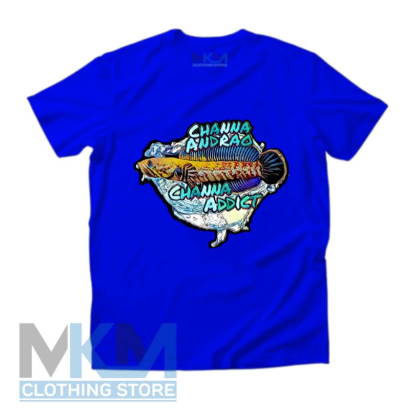 Baju Anak Kaos Anak Terbaru Ikan Chana Andrao Bahan Premium