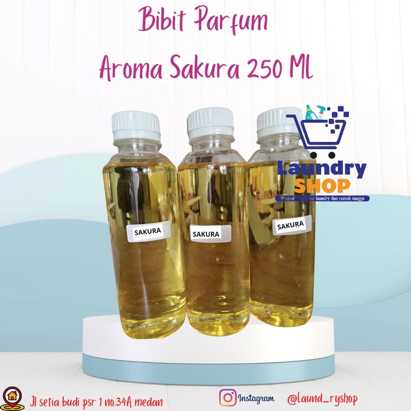 Bibit parfum laundry / biang parfum laundry / bibit parfum murni banyak varian aroma 250 ml aroma sa