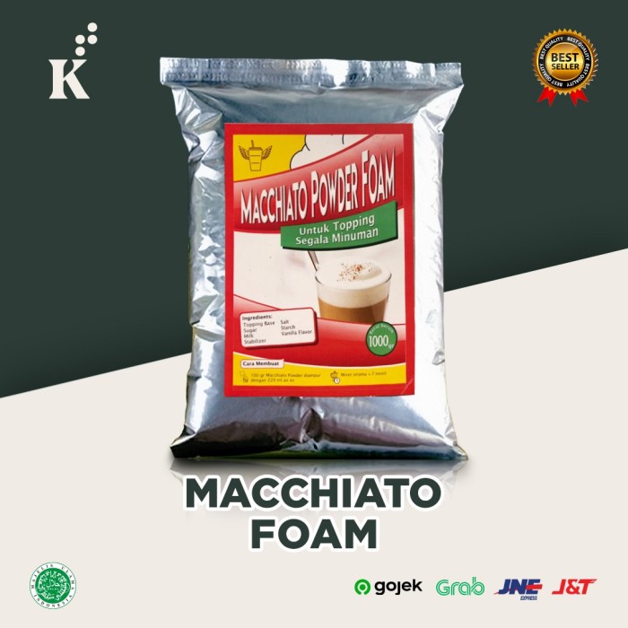 

Lukas_Lala Bubuk Minuman Bubble Powder Drink Rasa Macchiato Powder Foam Original