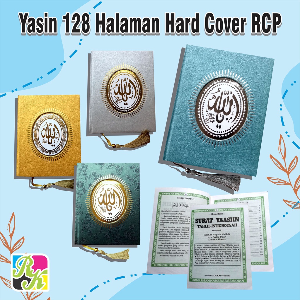 Yasin Dan Tahlil Hard Cover Bahan Rcp Isi 128 Halaman Di Tambah Sisipan