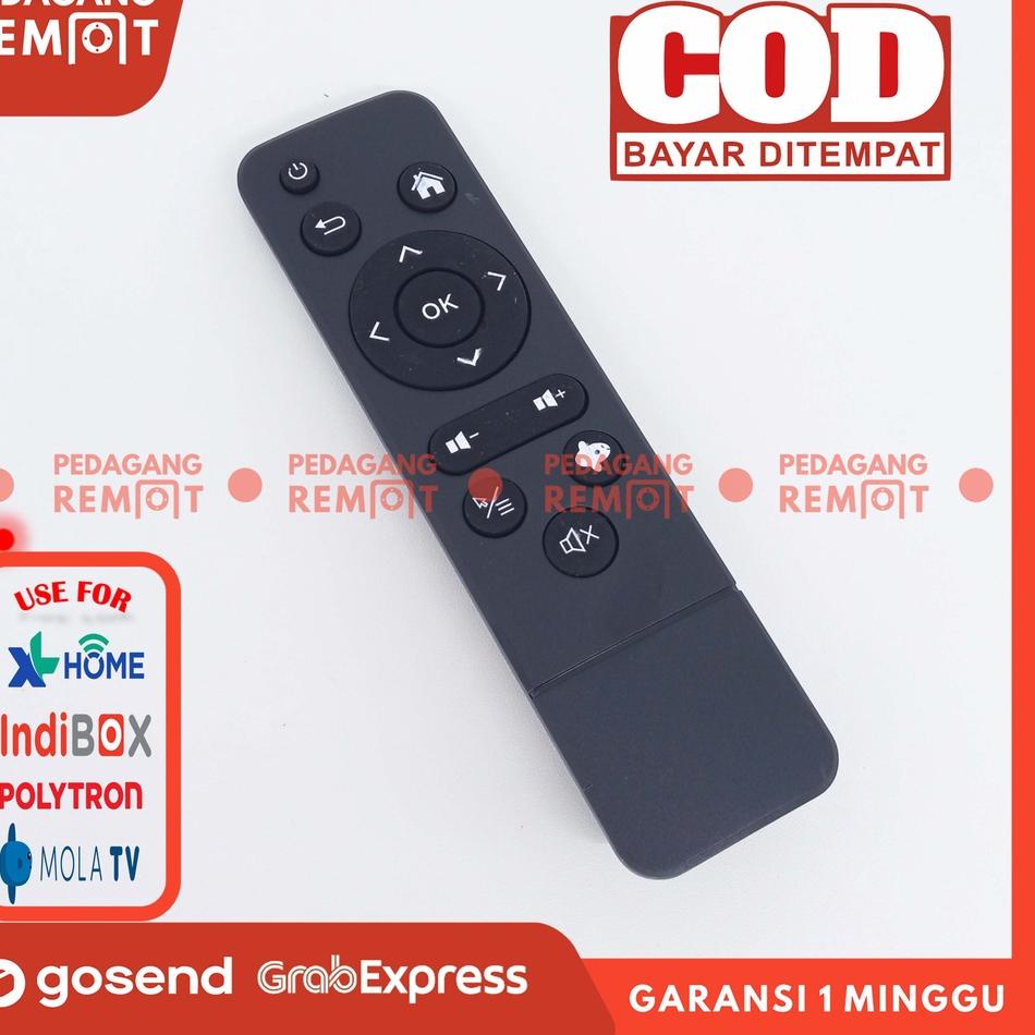 Langsung Order Remot Remote STB XL Home Akari AX512 / Remote Set Top Box Android TV BOX Indibox AX11