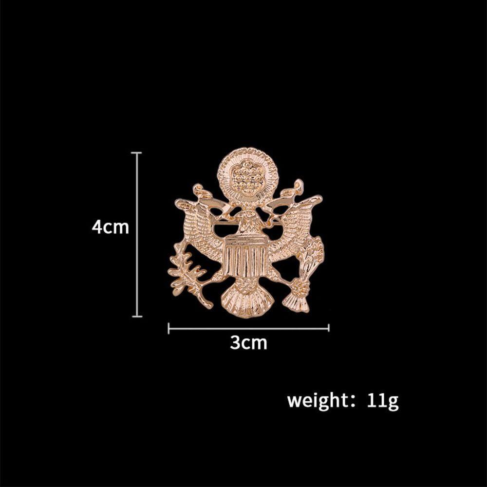 Agustina Sayap Elang Bros Trendi Kreatif Aksesoris Pakaian Hadiah Untuk Laki-Laki Sweater Korsase Berujung Lima Bintang Kerah Dekorasi Pria Lencana