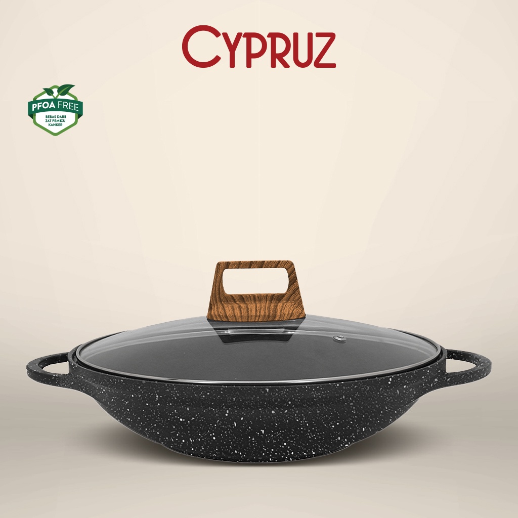 Cypruz Casserole Wok Die Cast Series + Lid (Tutup) KI-0728