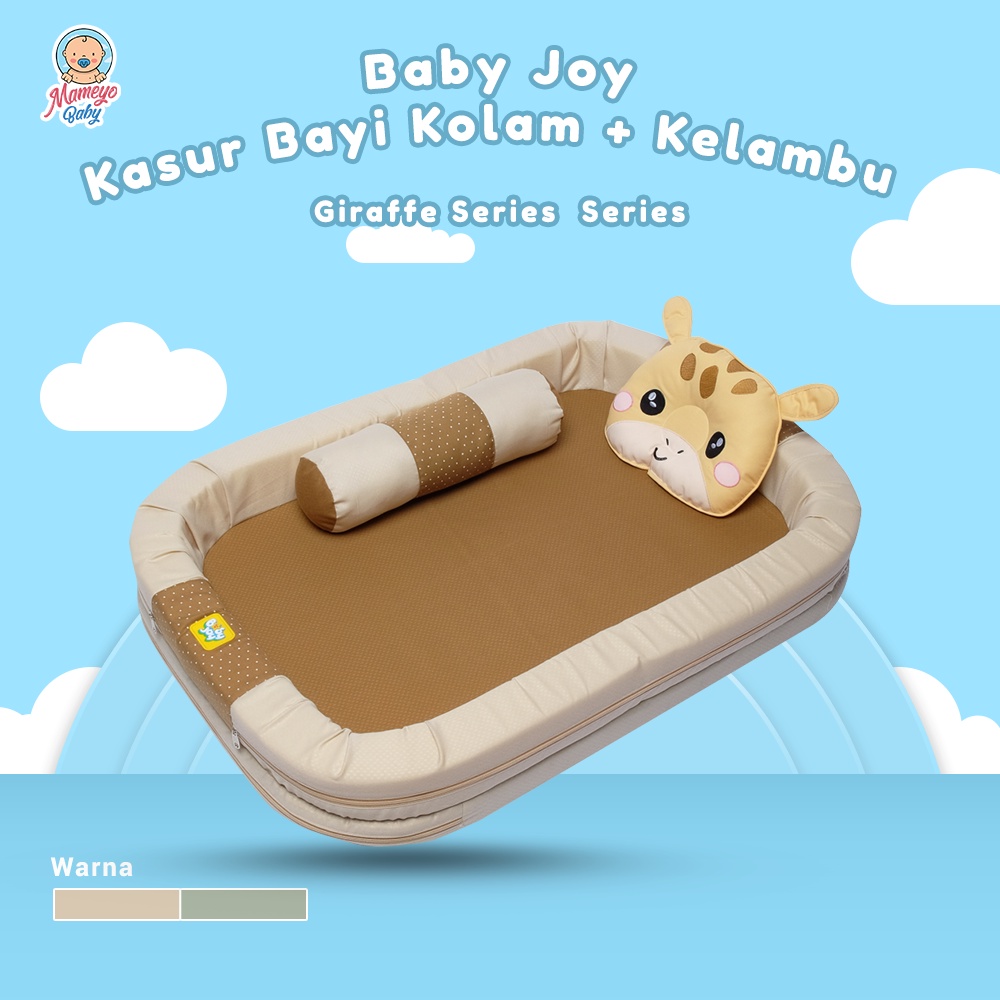 Kasur Bayi Kolam + Kelambu Baby Joy Giraffe Series - BJK4019