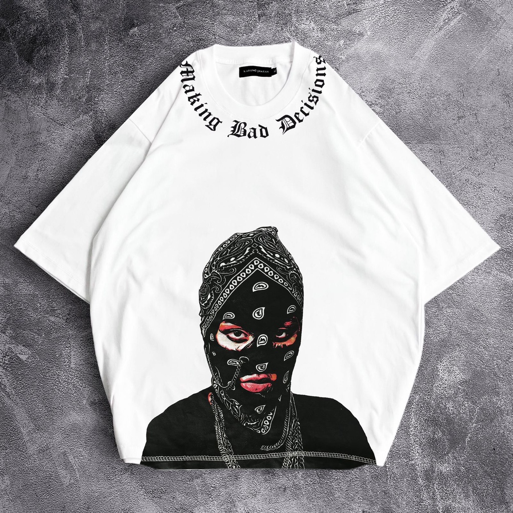 [Oversize] BAJU KAOS OVERSIZE / OVERSIZE T-SHIRT &quot;bad bandana&quot;