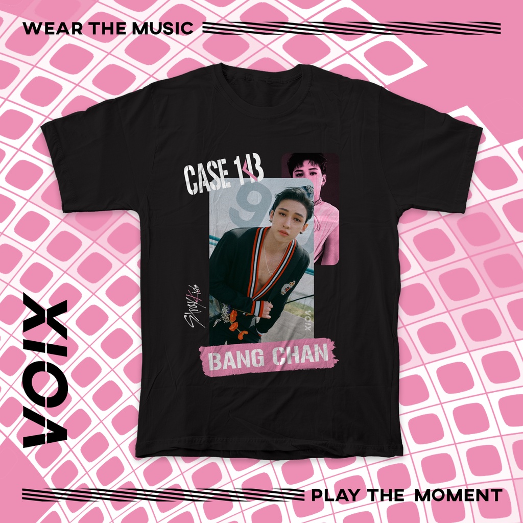 Kaos Kpop Stray Kids "Case 143" Tee - | Bang Chan | Lee Know | Changbin | Hyunjin | Han | Felix | Se