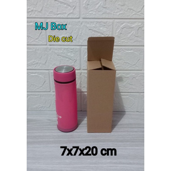 

Kardus karton Uk. 7x7x20 cm.........Die Cut Kotak Botol