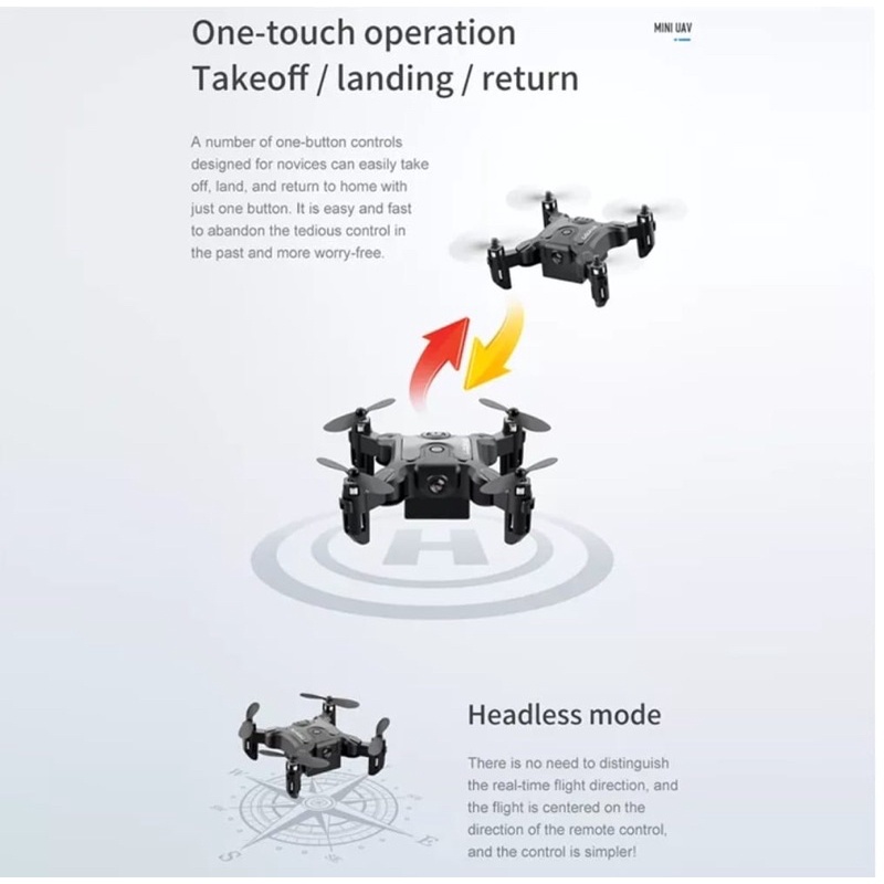 Drone Pocket Mini GOGYV2 Camera 4K Wifi 4DRC