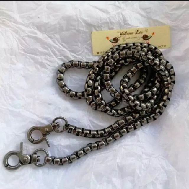 JUAL RANTAI TAS ULIR METAL CHAIN 110cm RANTAI TAS SELEMPANG  XHL-UL05