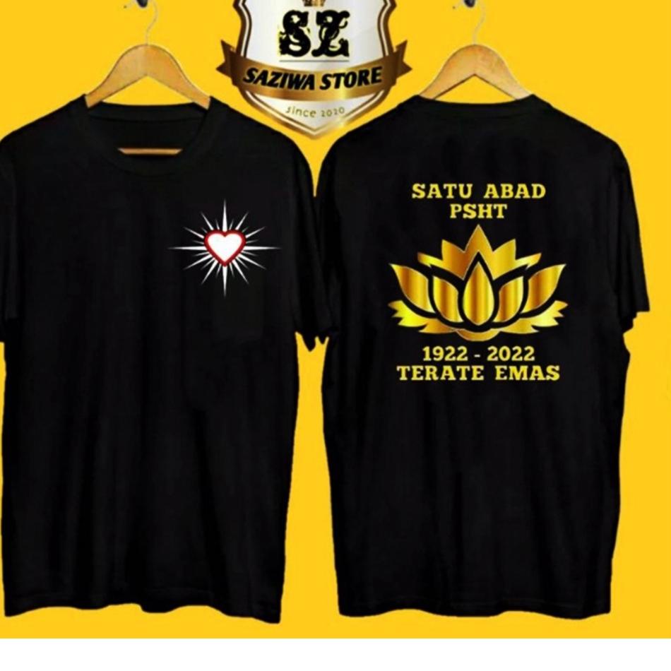 VEB.18Oc22q ‑ Kaos PSHT 1 Satu Abad Terate Emas Keren Simpel DistroPsht KAOS TERATE 1 ABAD MURAH VIR