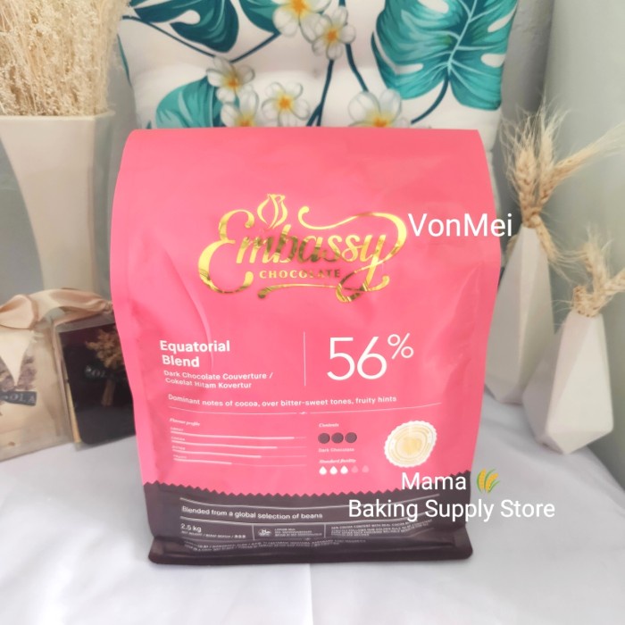 

TULIP Easy Melt Couverture Chocolate Button 56% EQUATORIAL 2.,5 Kg Emb