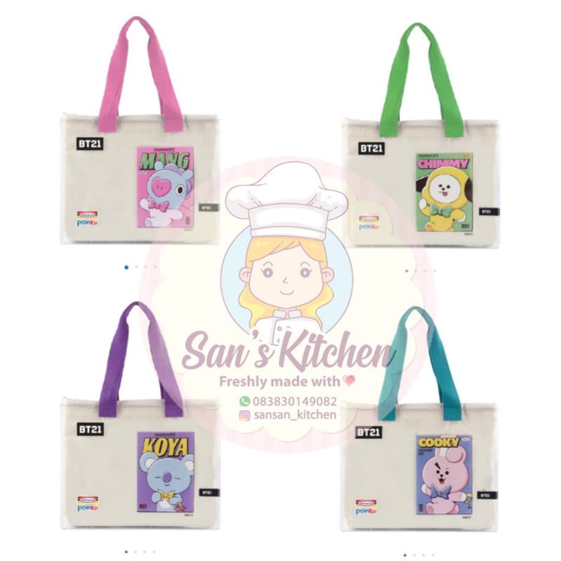 Merchandise Totebag Tas BT21 indomaret